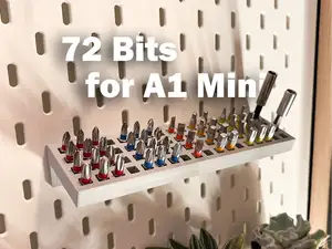 IKEA Skadis bit holder for 72 bits