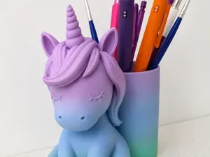 Cute Unicorn Pencil Holder|No AMS|Desk Organizer