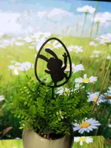 Easter Bunny Flowerpot Decoration v6
