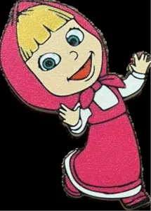 Masha from Masha and the Bear cartoon
