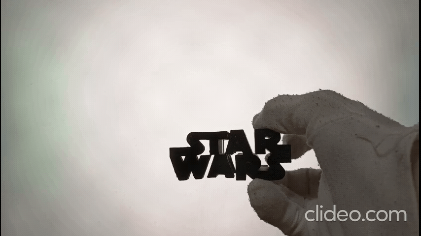 Star Wars Flip Text
