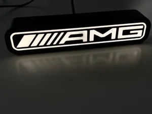 AMG Mercedes Light Box Led Lamp lightbox full