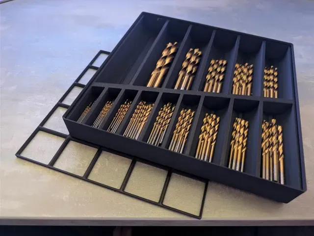 Gridfinity 6x6 Drill Bit & Tool Organizer — Фото 3 из 6