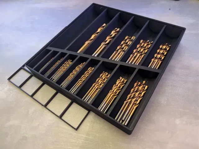 Gridfinity 6x6 Drill Bit & Tool Organizer — Фото 4 из 6