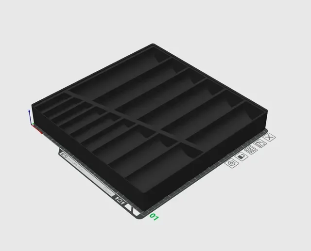 Gridfinity 6x6 Drill Bit & Tool Organizer — Фото 6 из 6
