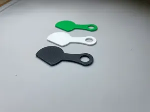 Removable Shopping Cart Coin Keychain