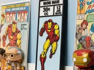 Iron Man Corner Box - Comic Decoration