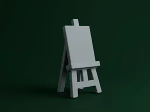 Artist Easel – Dollhouse Art Studio