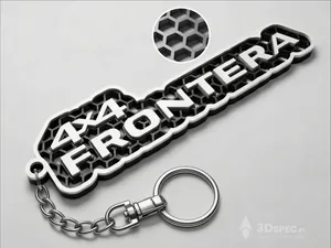 Frontera logo keychain