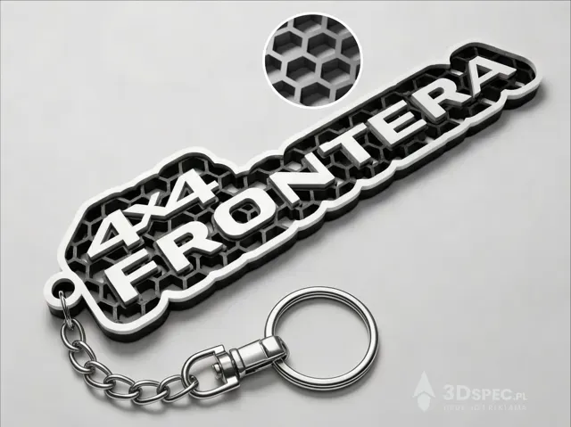 Frontera logo keychain