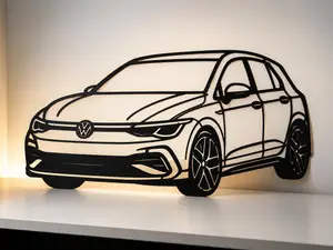 VW Golf 8 Silhouette