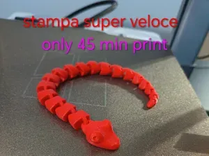 snake/serpente fidget articolato