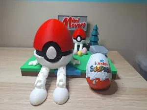 MiniMovers - Big Pokemon Easter Egg Kinder storage