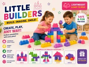 Bloques de construccion para niños Vekto
