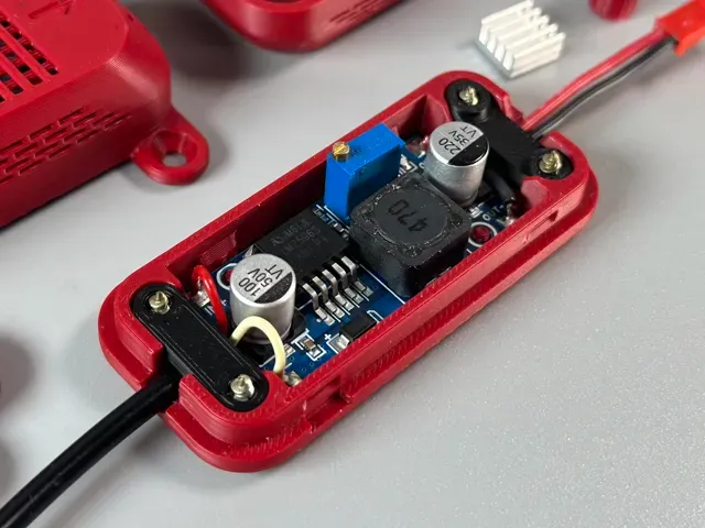 LM2596 Buck Converter Case | Snap-Fit | Options — Фото 3 из 6