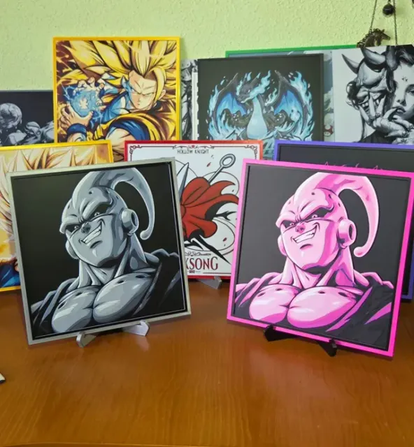 Majin Buu 3D Wall Art – Anime Decor STL — Фото 2 из 6