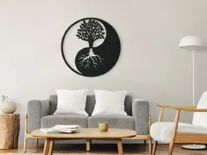 Yin and Yang Tree Wall Sticker