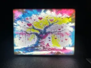Valentine's Day Tree of Life Lithophane