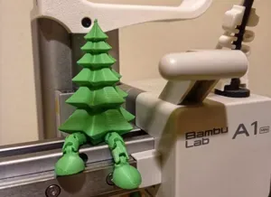 Christmas tree with legs jointed