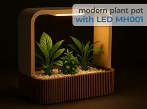 Moderner LED Pflanzen Übertopf MH001