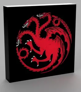 Game of Thrones House Targaryen LED Lamp