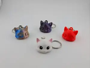 Cute Cat Keychain – Super Fast Print - Cute gift