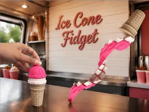 Ice Cream Scoop Cascading Waterfall fidget