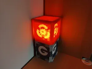 Ratchet and Clank Explosive Crate Lamp