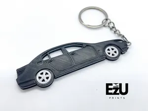 BMW E60 Keychain with Spinning Wheels