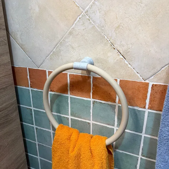 Hand Towel Ring Holder Modern Aesthetic Design — Image 3 of 9