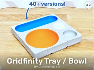 Gridfinity Tray / Bowl - Catch-it-all for the desk