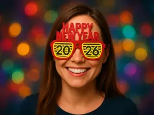 2026 Happy New Year Party Glasses (Adult Version)