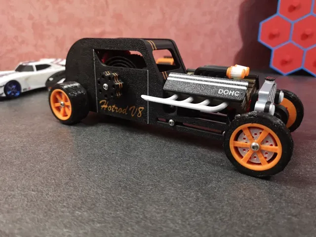 Hot Rod spring engine - V8 running — Image 5 of 17