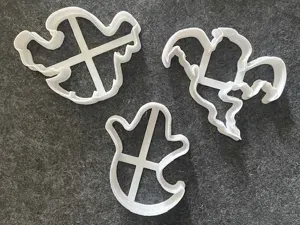 Halloween ghosts scary cookie cutters V2