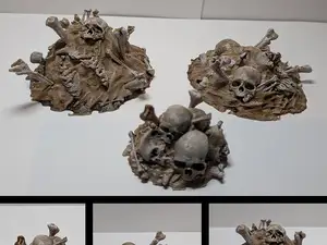 Pile of bones - DND scatter scenery