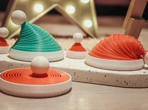 Big collapsable fidget Santa's Hat