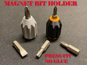 Stubby Screw Driver With Magnet