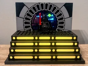 Star Wars Death Star Throne Room Minifig Display