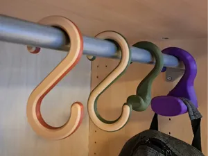 Coat & Bag Hook (S-Hook)