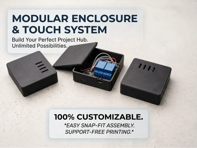 Customizable Electronics & Touch Sensor Enclosure