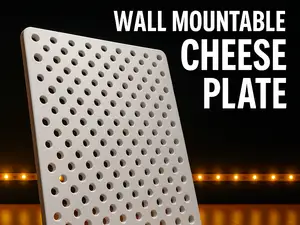 Universal Wall-Mount Camera Cheese Plate 250x210mm