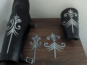 Gladiator Maximus Bracer and Greaves Armor Designs