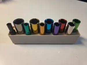 Harbor Freight Gridfinity 3/8" Deep Socket SAE