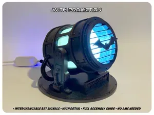 The Bat Signal 2.0 (with projection)