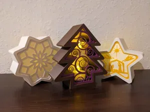 Christmas tree lightbox (hot swappable panel)