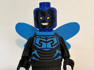 Blue Beetle Big Brick Figure