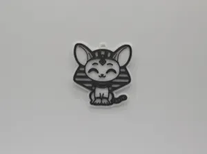 Cute Pharaoh Cat Keychain