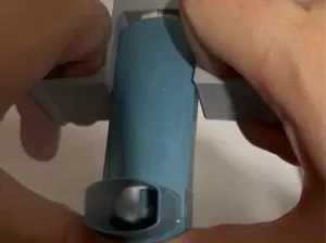 Ergonomic Easy-Press Asthma Inhaler Aid