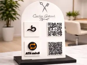 Customizable Business PlatE, NFC and apps ICONS