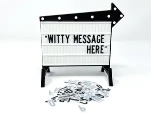 Mini Roadside Advertising Sign - 1:16 Scale